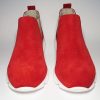 Spring Summer Patty Shoes | Red Suede Sneakers